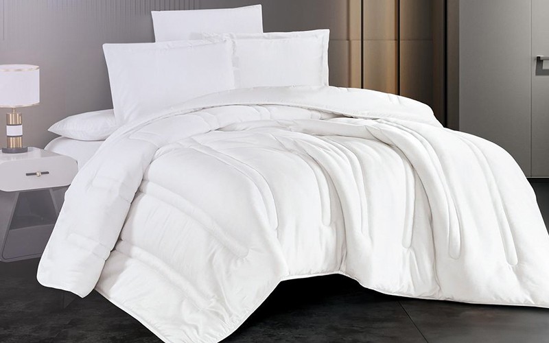 Velura Modal Comforter Bedding Set 4 Pcs - Single Cream