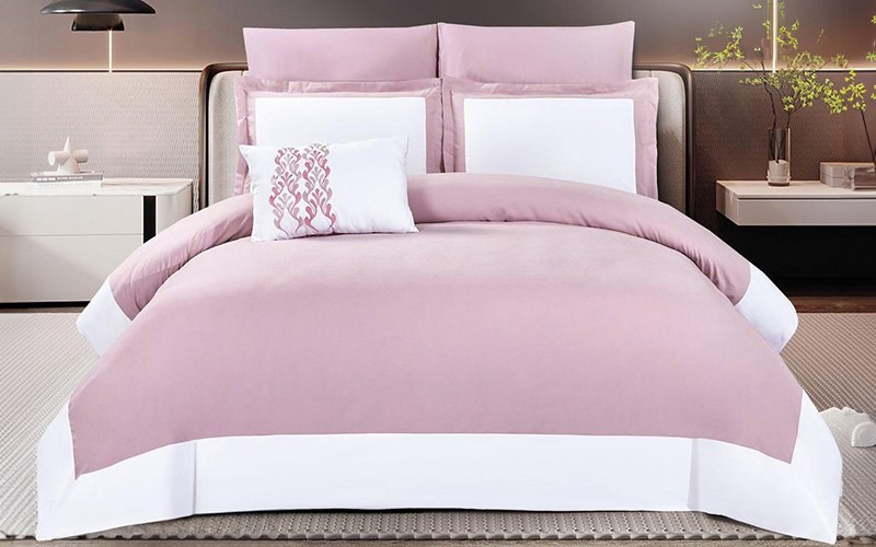 Raza Comforter Bedding Set 4 PCS -Single Pink
