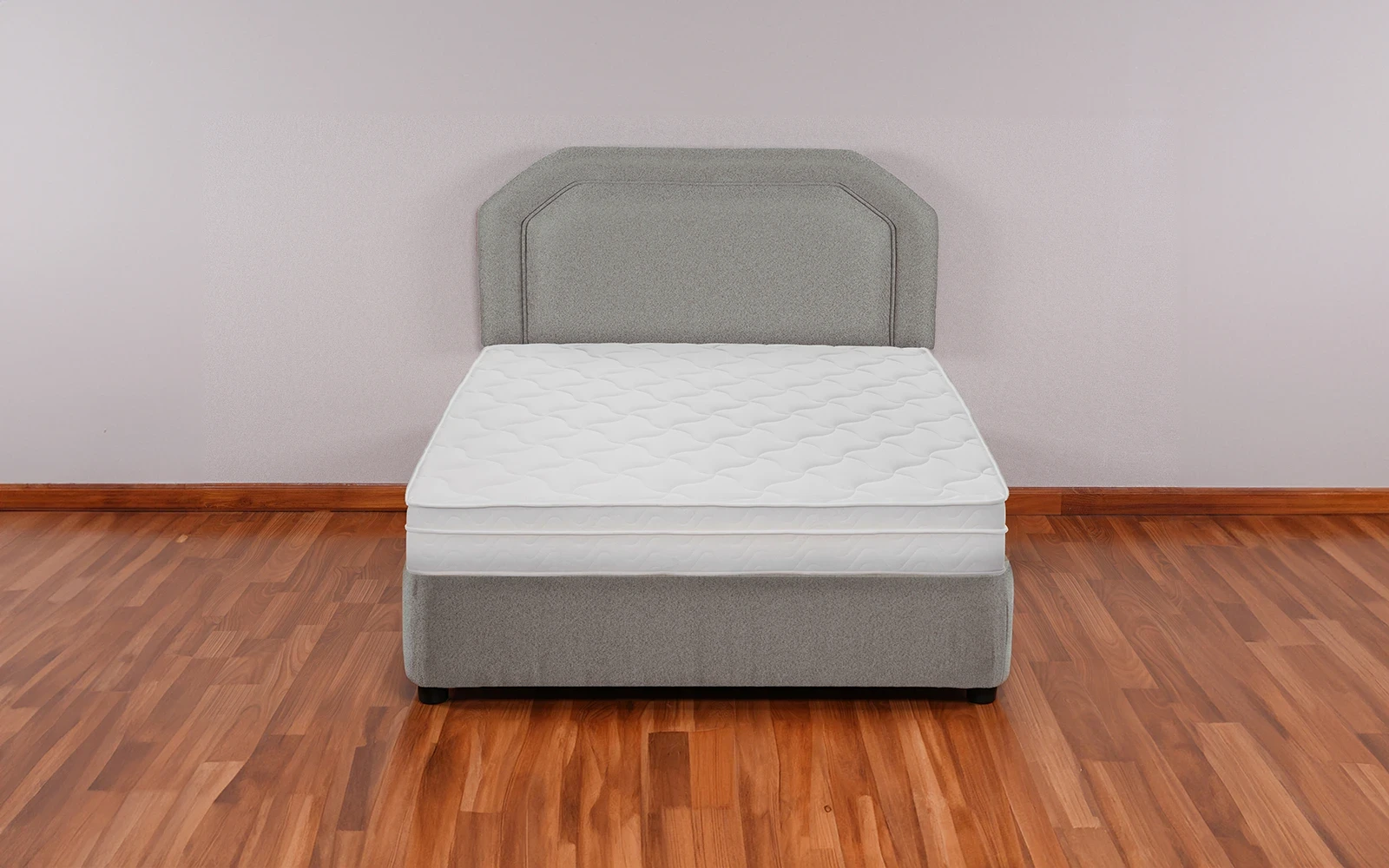 Al Saad Home Fantasy Jacquard Bed ( 150 x 200 ) - Queen Grey Brown