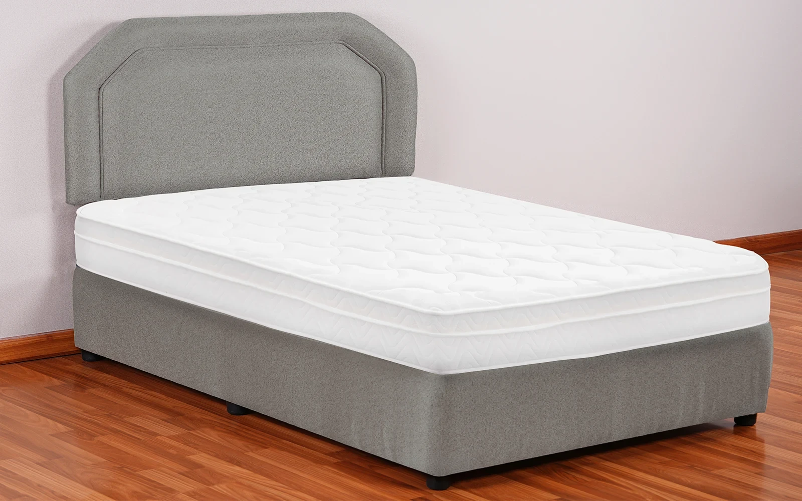 Al Saad Home Fantasy Jacquard Bed ( 90 x 190 ) - Single Grey Brown
