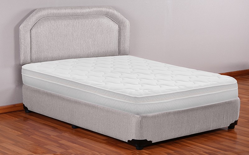 Al Saad Home Fantasy Jacquard Bed ( 160 x 200 ) - Queen L.Grey
