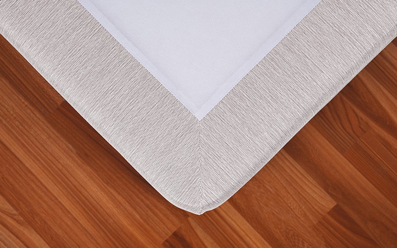 Al Saad Home Fantasy Jacquard Bed ( 140 x 200 ) - Queen L.Grey