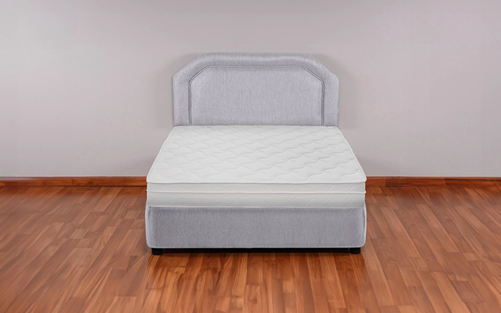 Al Saad Home Fantasy Jacquard Bed ( 140 x 200 ) - Queen Grey