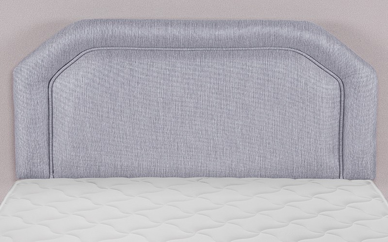 Al Saad Home Fantasy Jacquard Bed ( 140 x 200 ) - Queen Grey