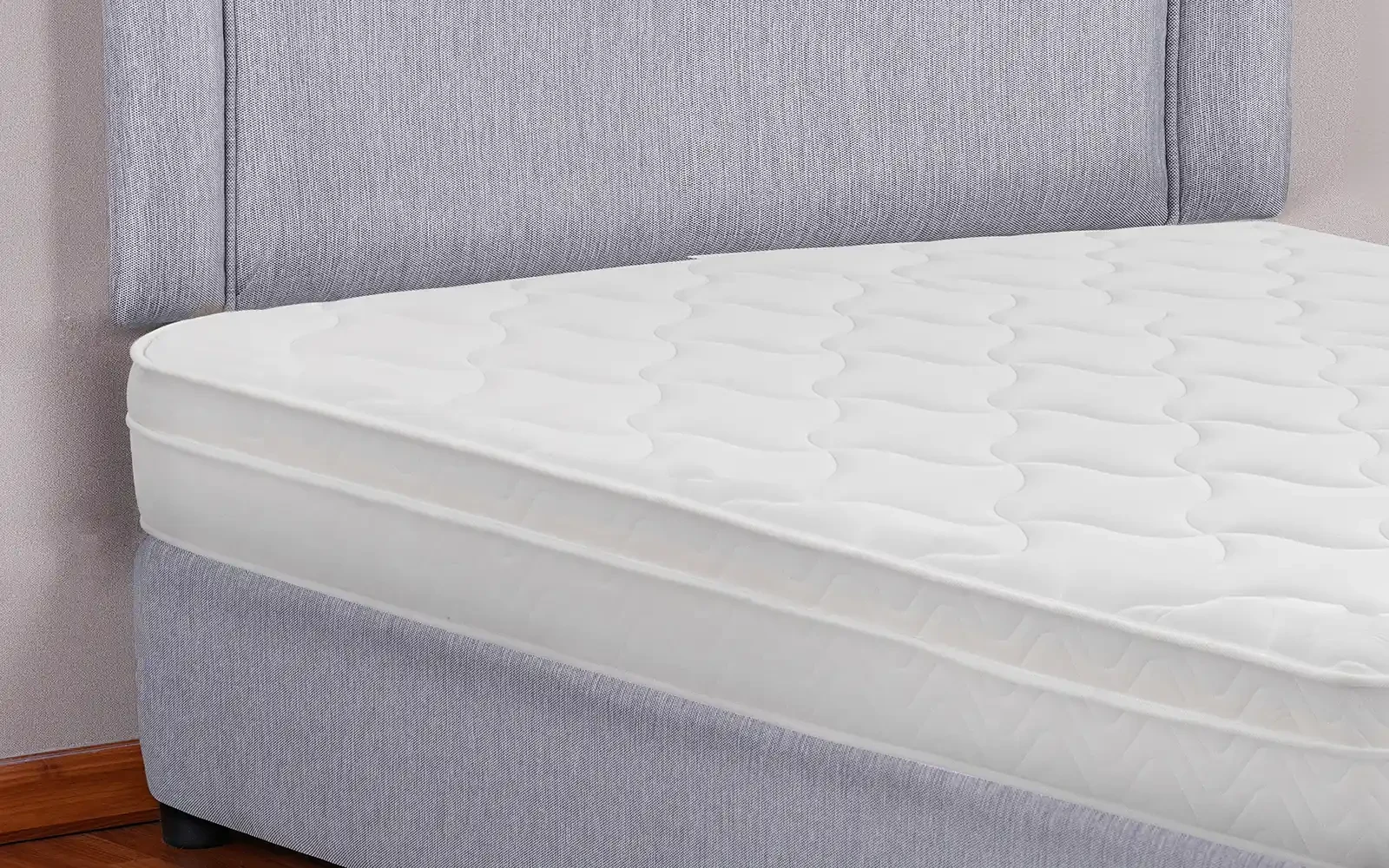 Al Saad Home Fantasy Jacquard Bed ( 150 x 200 ) - Queen Grey