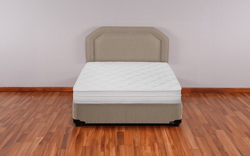 Al Saad Home Fantasy Jacquard Bed ( 150 x 200 ) - Queen D.Beige