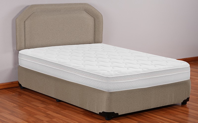 Al Saad Home Fantasy Jacquard Bed ( 150 x 200 ) - Queen D.Beige