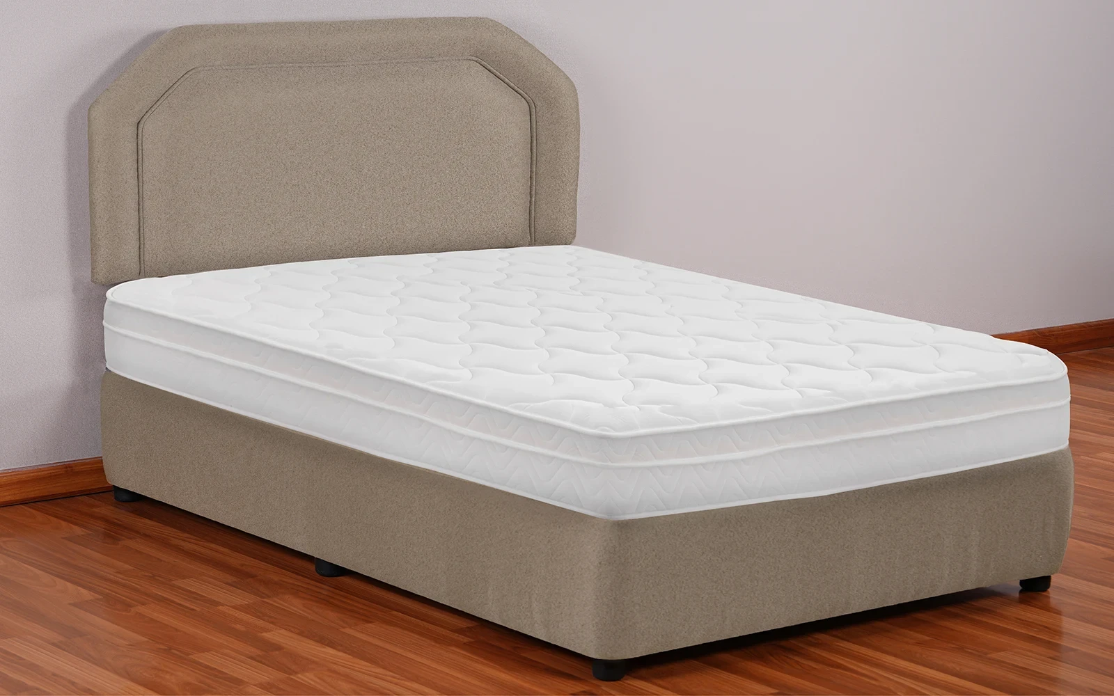 Al Saad Home Fantasy Jacquard Bed ( 200 x 200 ) - Super King D.Beige