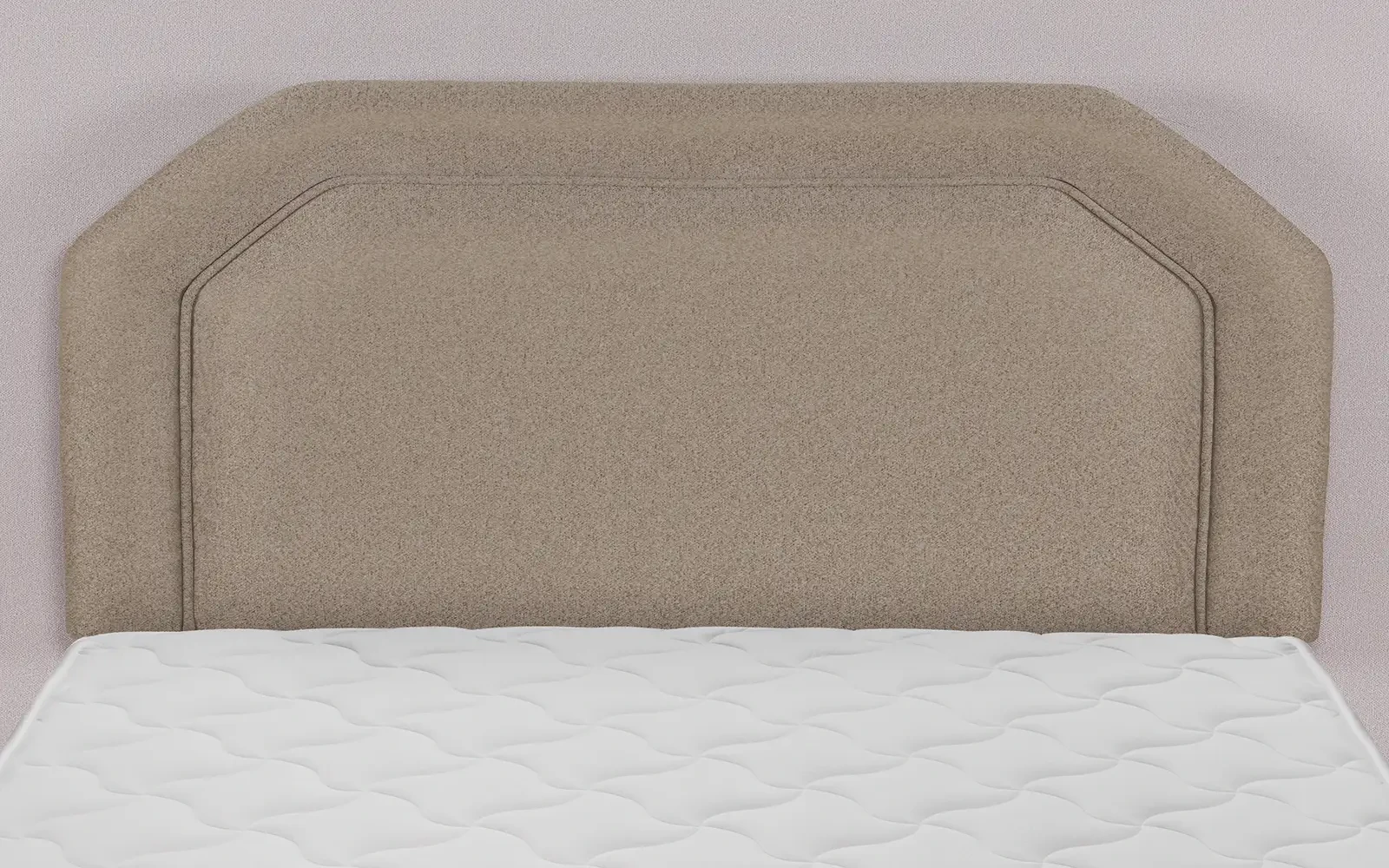 Al Saad Home Fantasy Jacquard Bed ( 120 x 200 ) - Single D.Beige