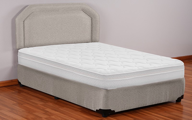 Al Saad Home Fantasy Jacquard Bed ( 90 x 190 ) - Single L.Beige Brown