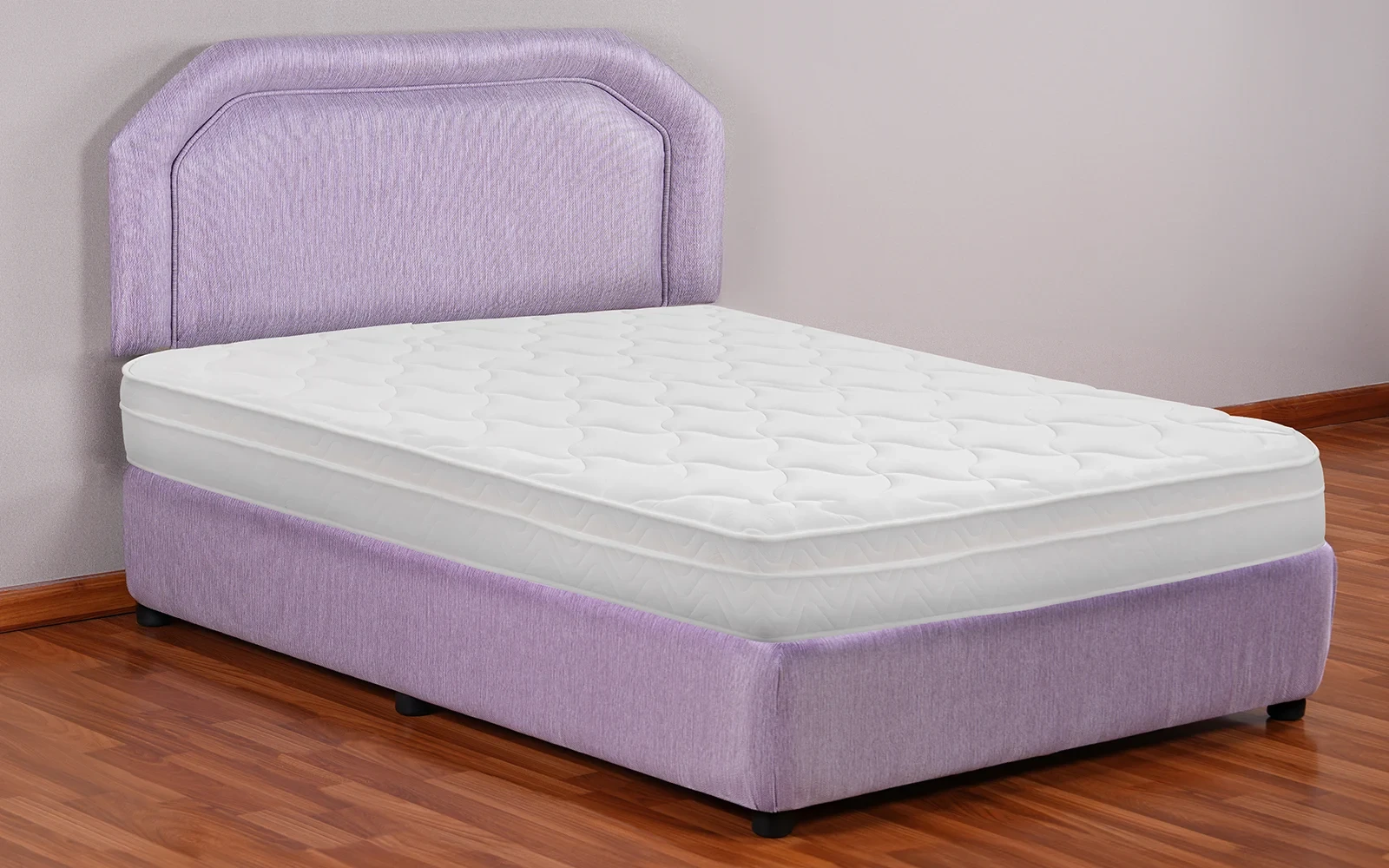 Al Saad Home Fantasy Jacquard Bed ( 120 x 200 ) - Single Purple