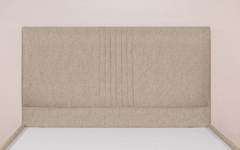 Al Saad Home Jacquard Stripe Bed ( 90 x 190 ) - Single D.Beige