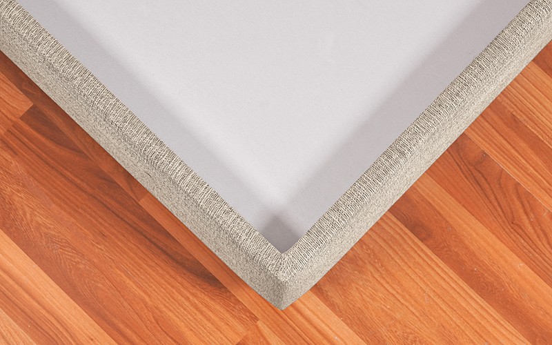 Al Saad Home Jacquard Stripe Bed ( 160 x 200 ) - Queen D.Beige