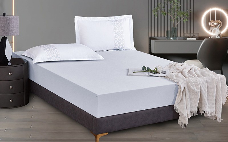 Sultan Bedsheet Set 3 PCS - King L.Grey