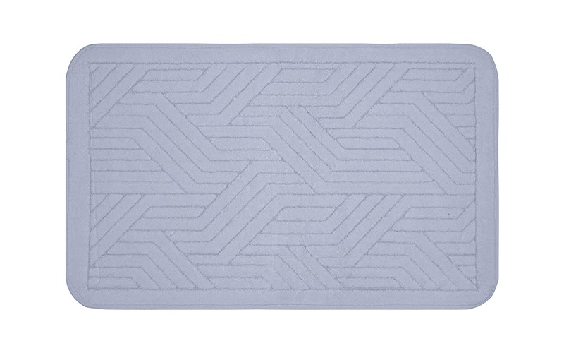 AL Saad Home Cotton Bath mat 2 PCS - Grey