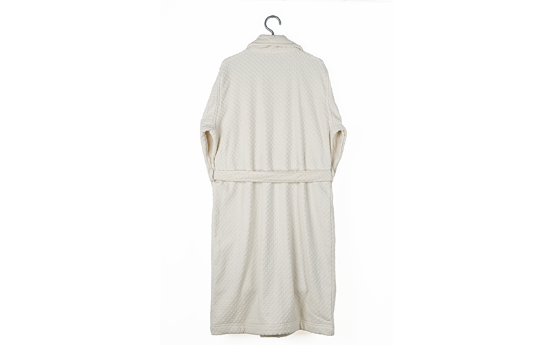 Al Saad Home Cotton Luxury Hotel Bathrobe 1 PC - Cream ( M / L )