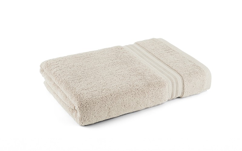 AL Saad Home Cotton Plain Towel ( 70 x 140 ) - Beige