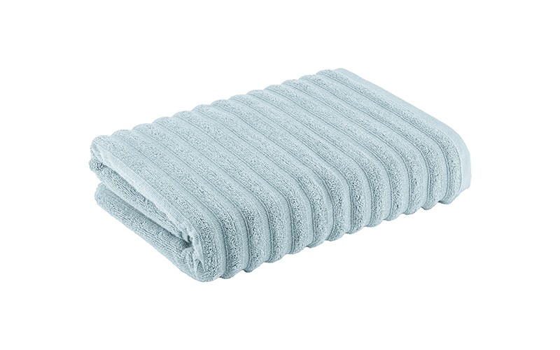 AL Saad Home Cotton Stripe Towel ( 70 x 140 ) - Blue