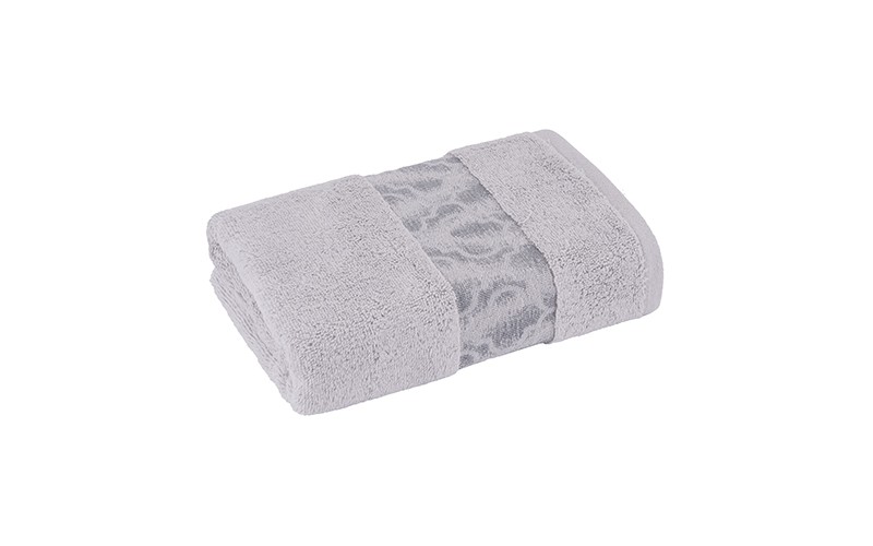 Al Saad Home Jacquard Cotton Towel ( 50 x 100 ) - Grey
