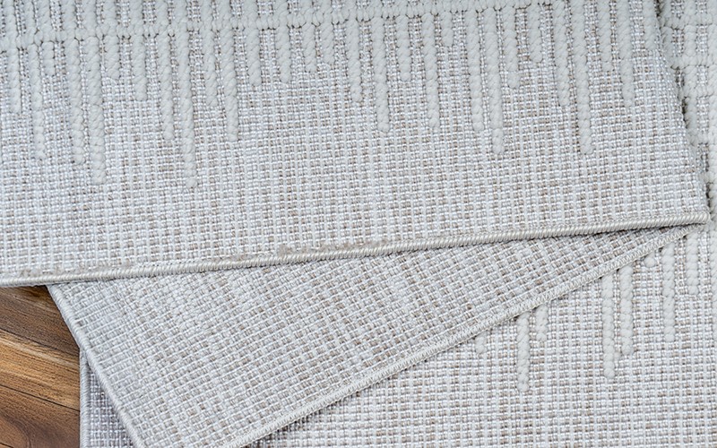 Summer Premium Carpet - ( 240 x 340 ) cm Beige & White
