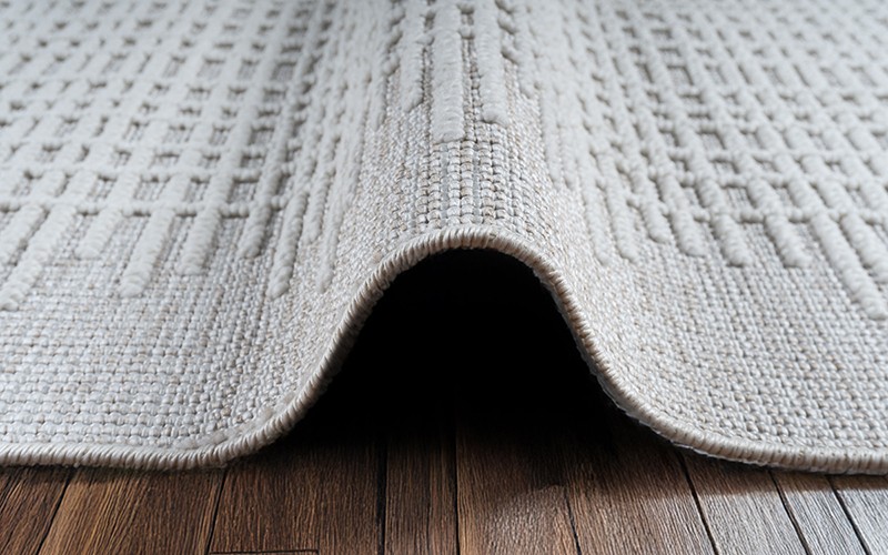 Summer Premium Carpet - ( 240 x 340 ) cm Beige & White