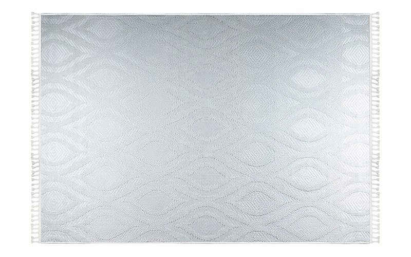 Summer Premium Carpet - ( 240 x 340 ) cm White & Beige