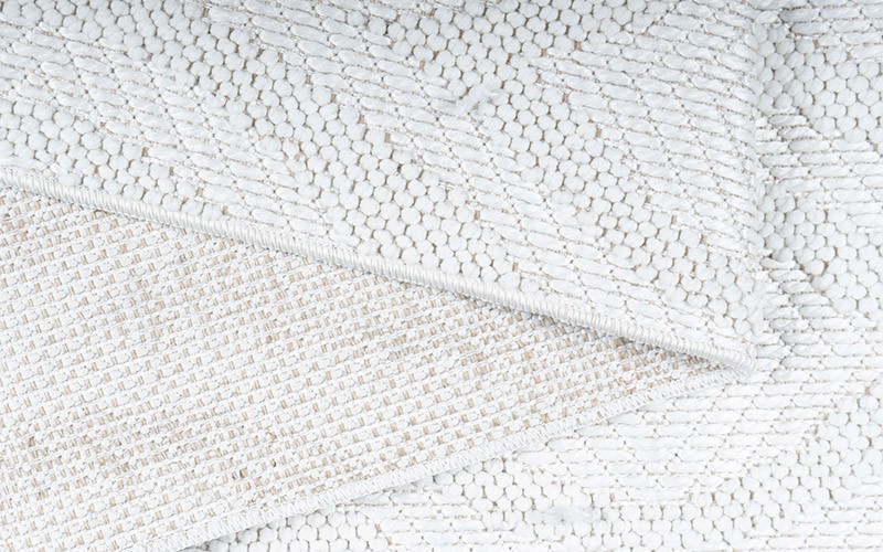 Summer Premium Carpet - ( 240 x 340 ) cm White & Beige