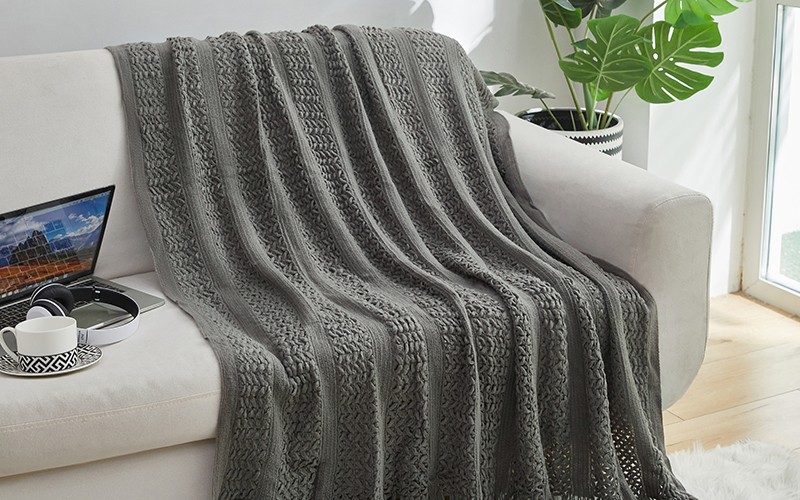 AL Saad Home Luxury Sweet Blanket - Single Grey