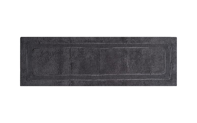 AL Saad Home Cotton Runner Tufted Bath mat 1 PC - Grey