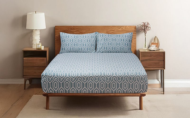 Veneta Velvet BedSheet Set 3 PCS - King Turquoise