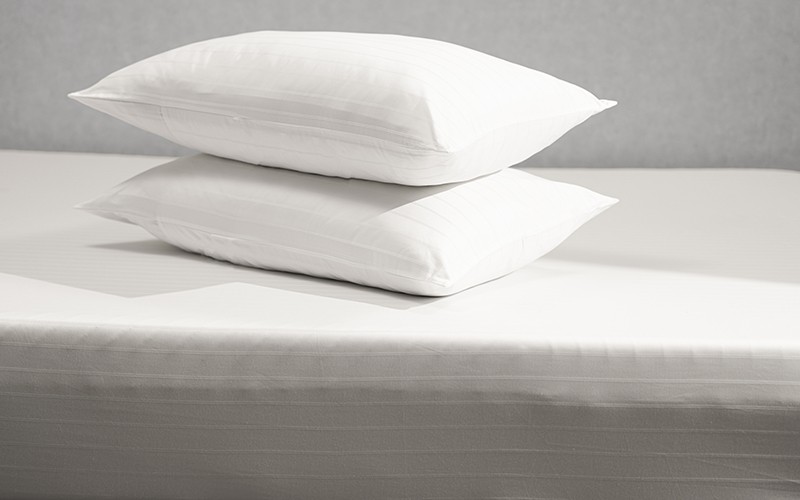 Al Saad Home Stripe Bedsheet Set 3 PCS - King Off White ( 300 TC )