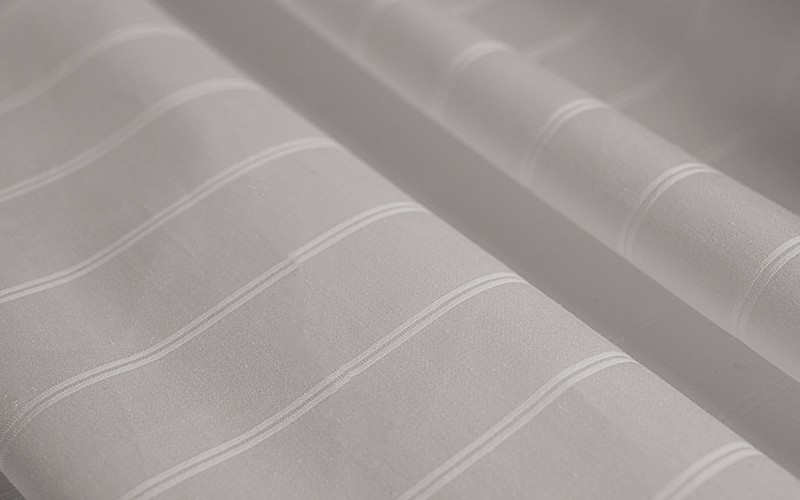 Al Saad Home Stripe Bedsheet Set 3 PCS - King L.Grey ( 300 TC )