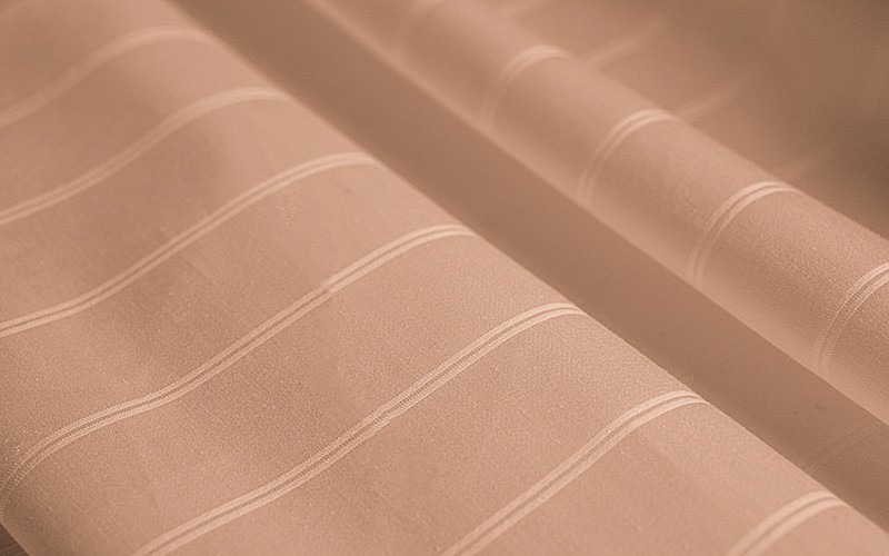 Al Saad Home Stripe Bedsheet Set 3 PCS - Queen Mocha ( 300 TC )