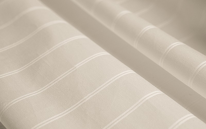 Al Saad Home Stripe Bedsheet Set 3 PCS - Queen Beige ( 300 TC )