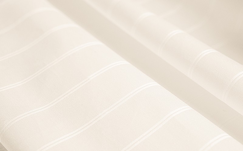 Al Saad Home Stripe Bedsheet Set 3 PCS - Queen Cream ( 300 TC )