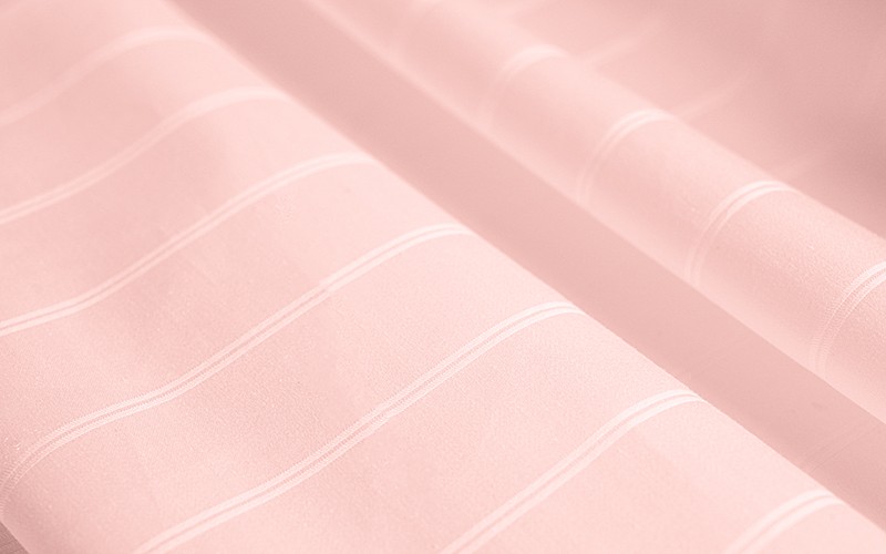 Al Saad Home Stripe Bedsheet Set 3 PCS - Queen Pink ( 300 TC )