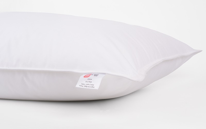 Al Saad Home Luxury Cotton Pillow 1000 Gm ( 50 X 75 ) cm - Soft