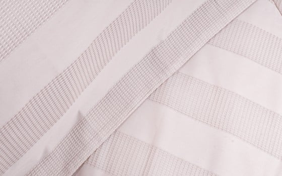 Al Saad Home Wafel Cotton Comforter Set 6 PCS - King L.Grey