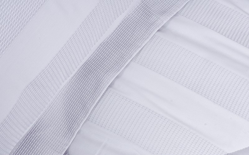 Al Saad Home Wafel Cotton Comforter Set 4 PCS - Single Silver