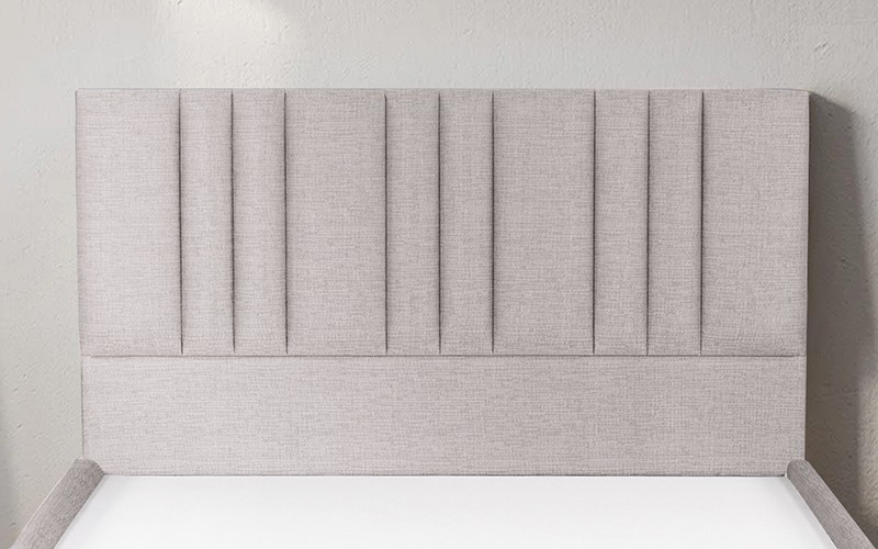 Al Saad Home Trio Jacquard Bed ( 180 x 200 ) - King L.Grey