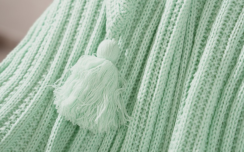 AL Saad Home Luxury Lavander Blanket - Single L.Green