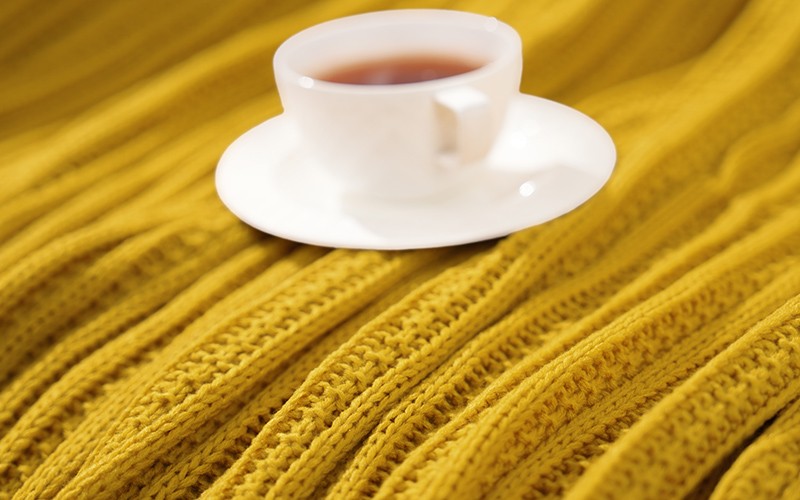 AL Saad Home Luxury Lavander Blanket - Single Mustard