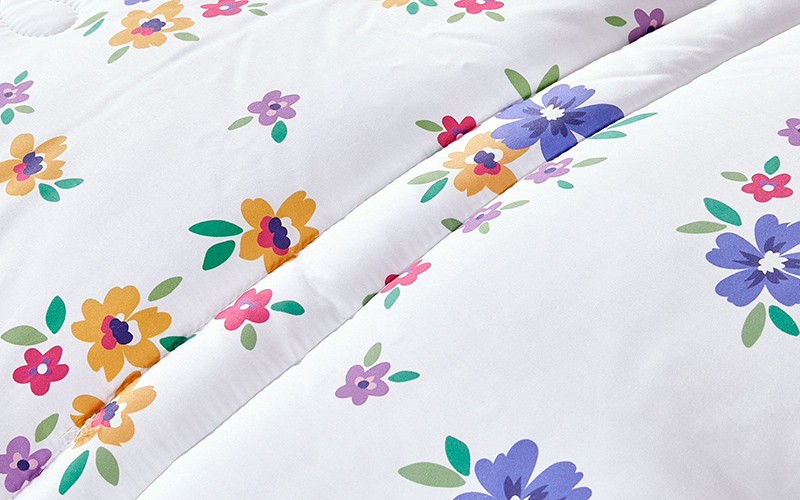 Jewel Double Face Cotton Comforter Bedding Set 6 PCS - King Multi Color