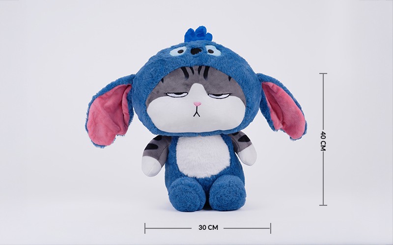 Grumpy Cat Plush Doll for Kids with a Fun Design and Soft Texture - Multi Color