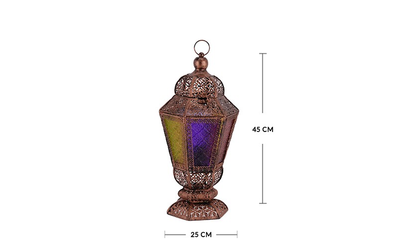 Decorative Ramadan Lantern With Elegant Classic Design - 1 PC