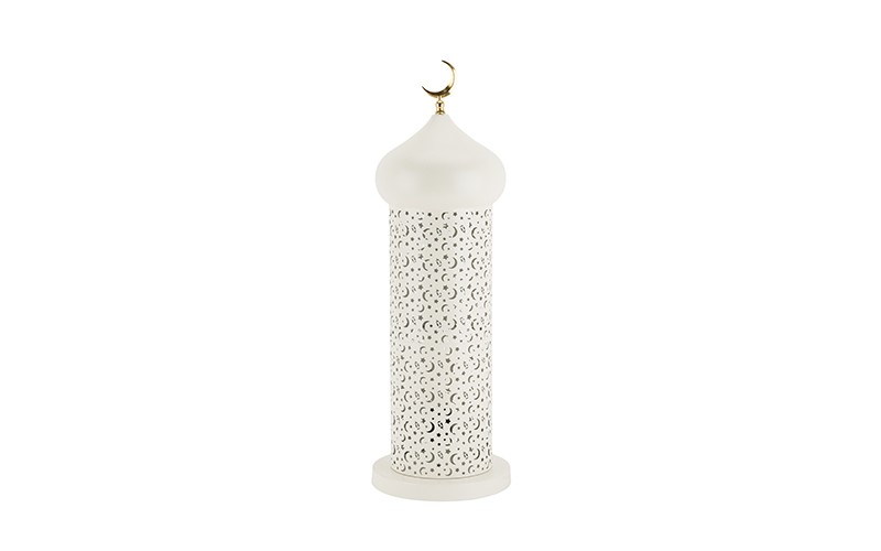 Ramadan Lantern With Elegant Crescent Decorations - 1 PC