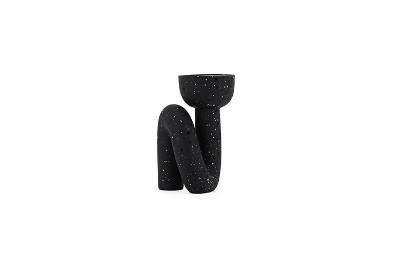 Modern Resin Incense Burner 1 PC - Black