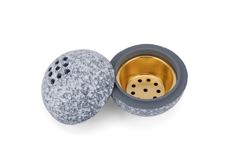 Luxury Resin Incense Burner 1 PC - Grey