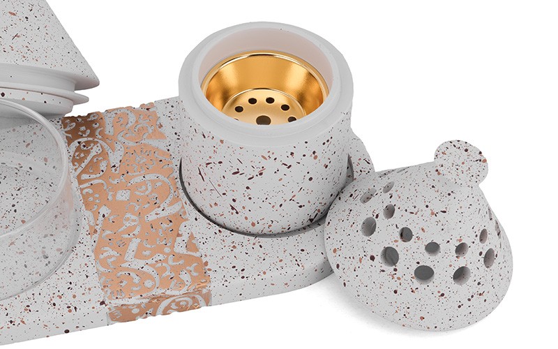 Luxurious Resin Incense Burner Set 3 PCS