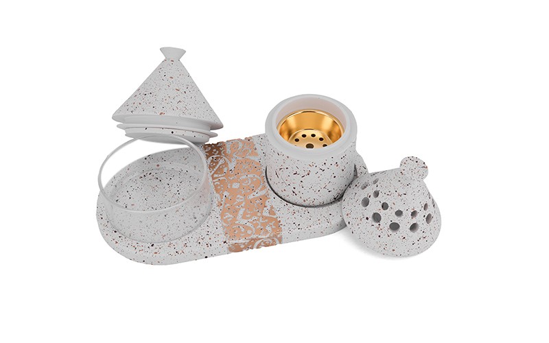 Luxurious Resin Incense Burner Set 3 PCS